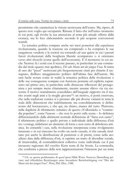 Johann Nepomuk Nestroy Tradizione e trasgressione a cura di ...