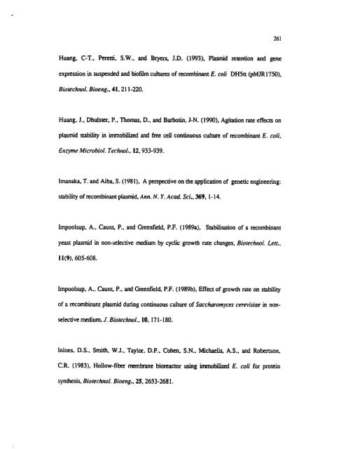 bioreactor studies of heterologous protein production by ...