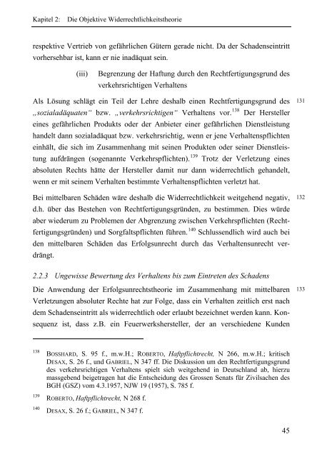 Begriff der Widerrechtlichkeit nach Art. 41 OR - Universität St.Gallen