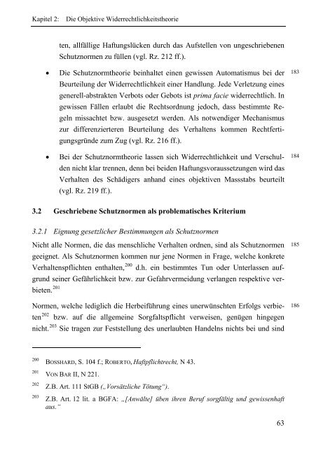 Begriff der Widerrechtlichkeit nach Art. 41 OR - Universität St.Gallen