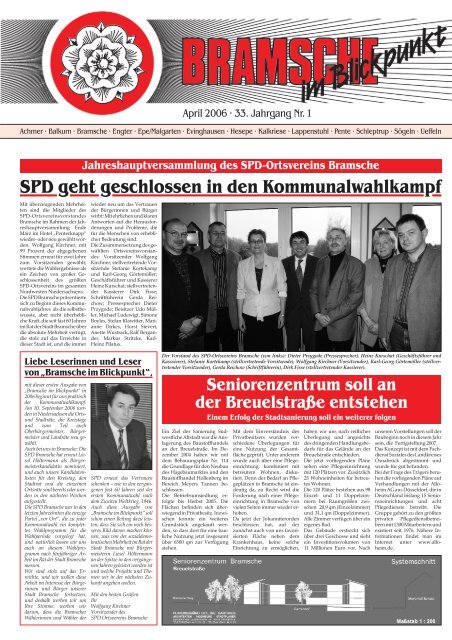 BiB April 2006 - SPD-Ortsverein Bramsche