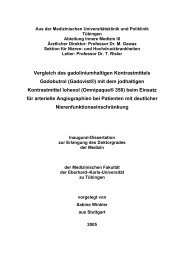 (Gadovist®) mit dem jodhaltigen Kontrastmittel Iohexol - Universität ...