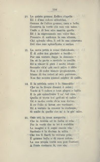 Die Intelligenza, ein altitalienisches gedicht; nach Vergleichung mit ...