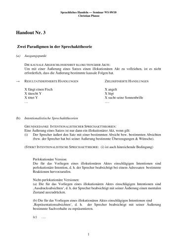 Handout Nr. 3