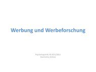 Werbung und Werbeforschung