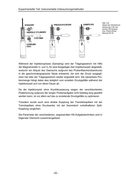 Untersuchung der Ursachen von Aromaveränderungen an einem ...