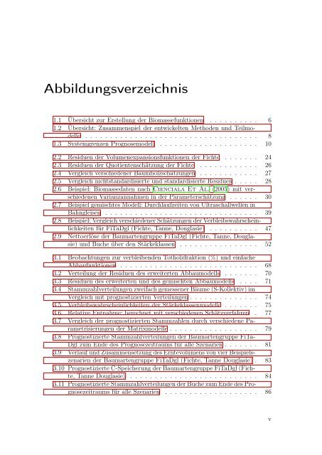 Methoden für die Ermittlung, Modellierung und Prognose der ...