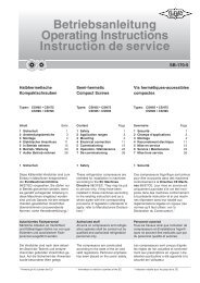Betriebsanleitung Operating Instructions Instruction de service