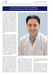 Dr. Hassan Taha neuer Chefarzt der Abteilung für Neurochirurgie an ...