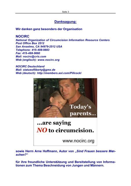Genitale Verstümmelung bei Jungen und Männern - WikiMANNia