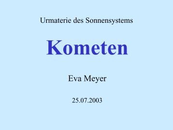 Urmaterie des Sonnensystems