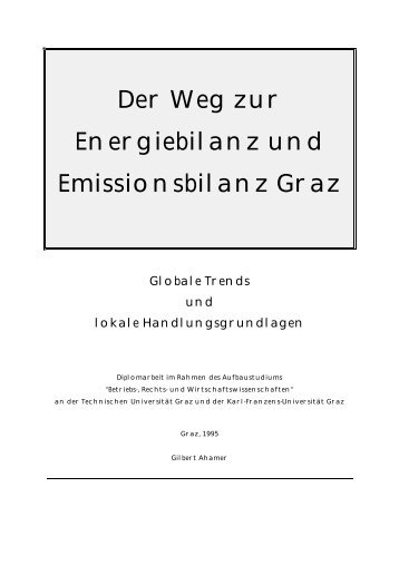 Emissionen - Karl-Franzens-Universität Graz