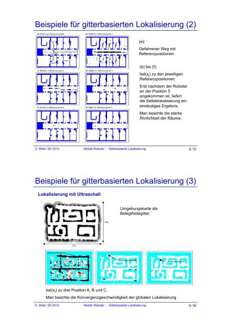 Teil 6: Gitterbasierte Lokalisierung Idee der gitterbasierten ...