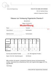 Musterlösung - Institut für Organische Chemie