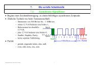 7. Die serielle Schnittstelle 7.1 Asynchrone Signalform