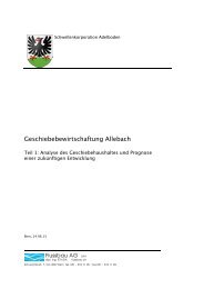 Geschiebeanalyse Allenbach - Adelboden