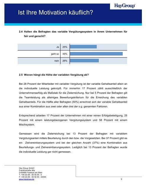 Ist Ihre Motivation käuflich? - 4Managers.de