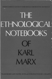 The Ethnographical Notebooks of Karl Marx - Marxists Internet Archive