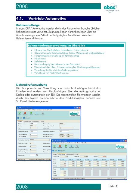 Version 2008 - ABAS Software AG