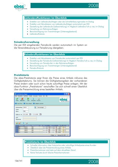 Version 2008 - ABAS Software AG