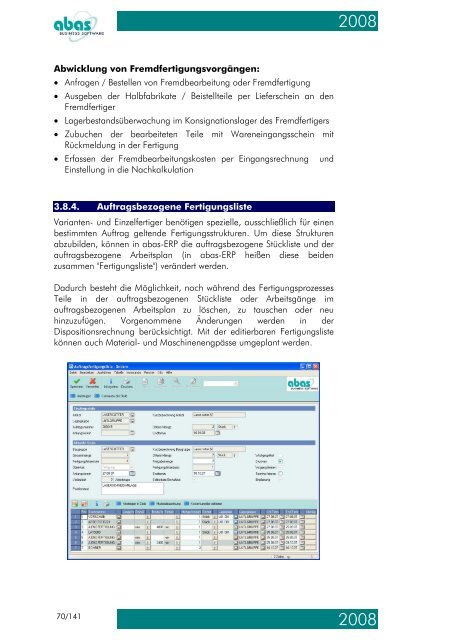 Version 2008 - ABAS Software AG