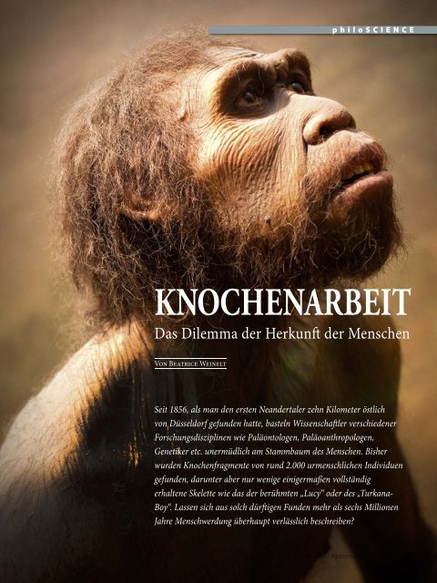 KNOCHENARBEIT - Abenteuer Philosophie