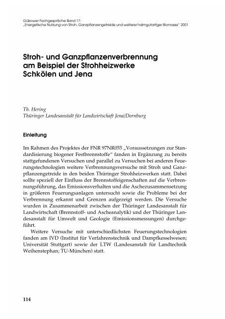 Energetische Nutzung halmgutartiger Biomasse - Abfallratgeber ...