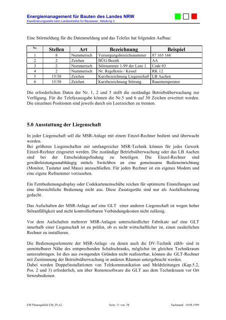 DV-gestütztes Energiemanagement