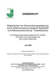 ENDBERICHT - Abfall- und Stoffflusswirtschaft für Steiermark - Land ...