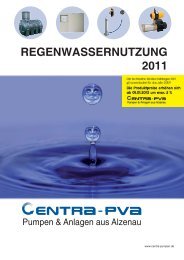 Regenwassernutzung (3,01MB) - ABT Pumpentechnik