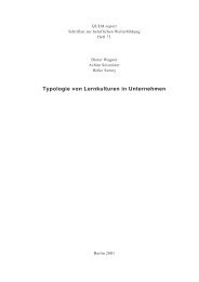 Typologie von Lernkulturen in Unternehmen - ABWF