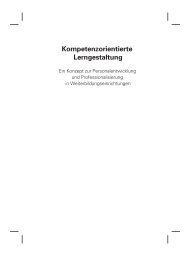 Kompetenzorientierte Lerngestaltung - Ein Konzept zur ... - ABWF