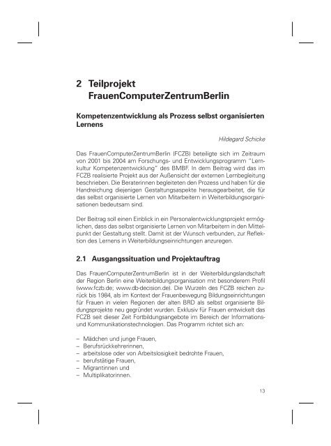 Kompetenzorientierte Lerngestaltung - Ein Konzept zur ... - ABWF