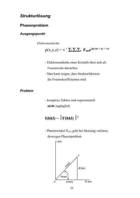 Röntgenkristallstrukturanalyse