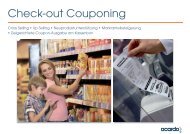 Check-out Couponing - Sales-Folder - Acardo