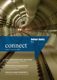 AN UNDERGROUND SUCCESS - Balfour Beatty Rail