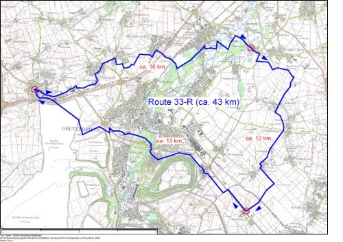 Top. Karte 1:50000 Nordrhein-Westfalen © Landesvermessungsamt ...