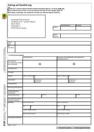 Leistungen nach dem SGB XII - Antrag - Gemeinde Holzwickede