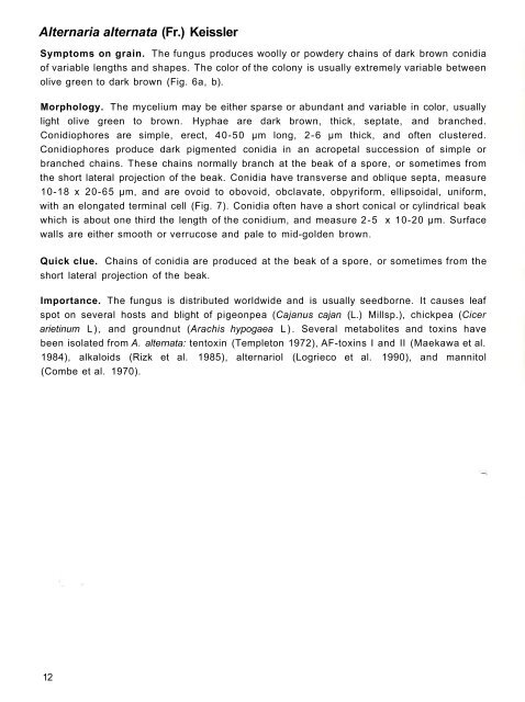 A Pictorial Guide for the Identification of Mold ... - OAR@ICRISAT