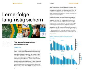 Lernerfolge langfristig sichern - Sinus Bayern