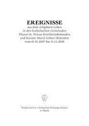 EREIGNISSE - Katholische Pfarrgemeinden St. Petrus ...