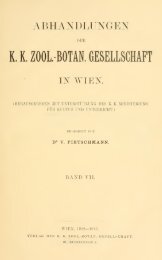 Abhandlungen der K. K. Zool.-Botan. Gesellschaft in Wien