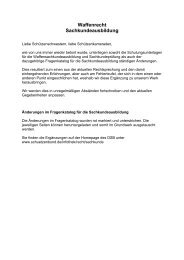 Waffenrecht / Sachkundeausbildung - Kreis 11