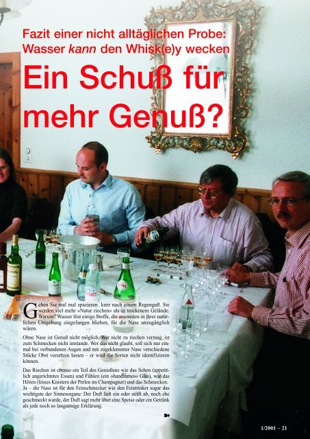 Ein Schuß für mehr Genuß (PDF) - Der Whisky-Botschafter