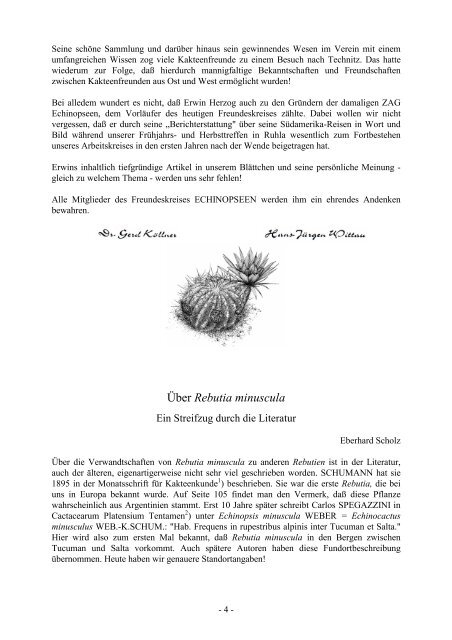 Rebutia minuscula - Bibliothèque numérique d'ouvrages sur les ...