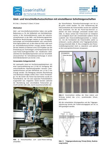 Gleit - Laserinstitut der Hochschule Mittweida