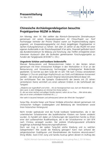 pdf-Download - Römisch-Germanisches Zentralmuseum