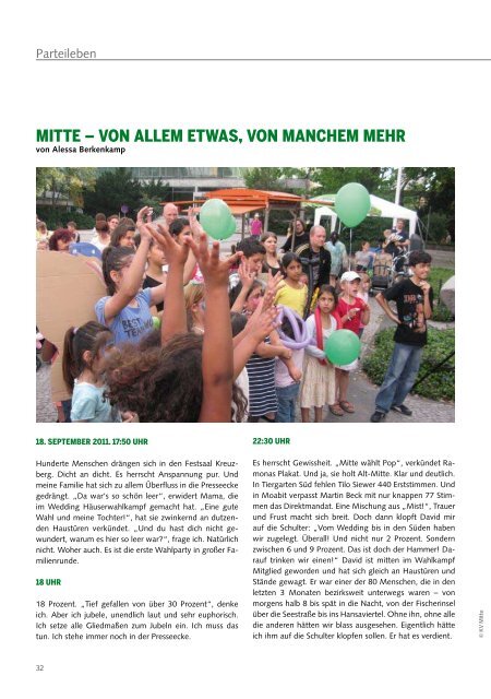 Stachlige Argumente 04/2011 - Bündnis 90/Die Grünen Berlin