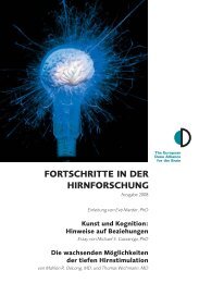 FORTSCHRITTE IN DER HIRNFORSCHUNG - Dana Foundation