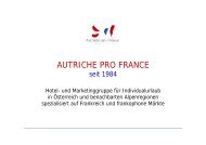 Autriche pro France – Präsentation – Mai 2013